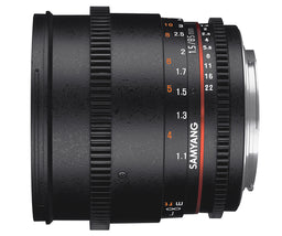 Samyang 85mm T1.5 VDSLR AS IF UMC II Monture E