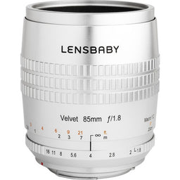 Lensbaby Velvet 85 Canon RF (Argent)