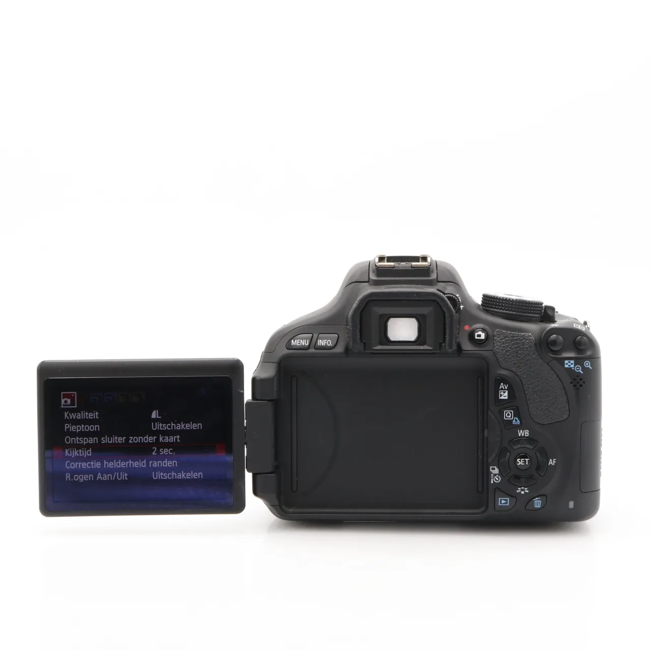 Canon EOS 600D Boîtier d'appareil-photo SLR 18 MP CMOS 5184 x 3456 pixels Noir - Canon