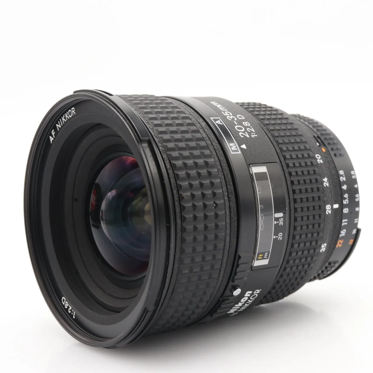 Objectif Nikon Nikkor AF 20mm F/2.8 Pour Monture Nikon AF - Occasion Bon état - Fabriqué Au Japon