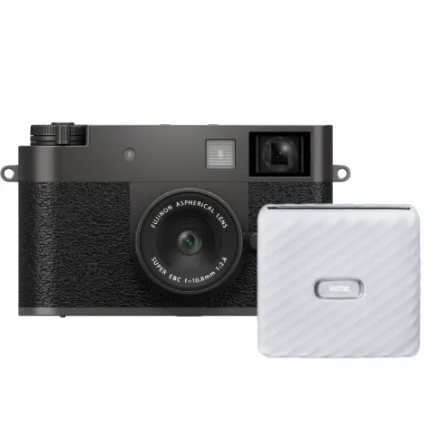 Fujifilm X Half Charcoal Zilver + INSTAX Link WIDE Ash White_1.webp