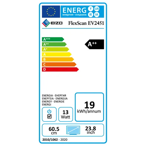 Energielabel A++ Eizo EV2451.jpg