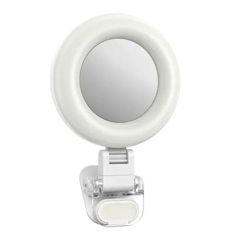 Telesin-Mini-Selfie-Ringlamp-met-klem-voor-smartphone-wit-5.webp