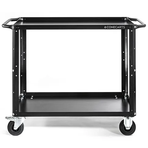 ConeCarts-Large-cart-basic-two shelves_1.jpg