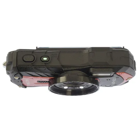 Ricoh WG-60 rood + drijfriem + neopreen tas_5.JPG