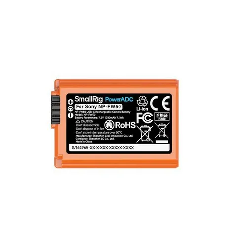 SmallRig-4965-NP-FW50-USB-C-Rechargeable-Camera-Battery-oranje_2.jpg