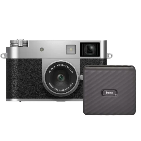Fujifilm X Half Zilver + INSTAX Link WIDE Mocha Gray_1.webp