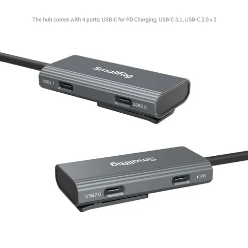 SmallRig-4-in-1-USB-C-Hub-PD-100W-USB-C-3-1-USB-C-2-0-with-Audio-Adapter-x-2-4598_5.JPG