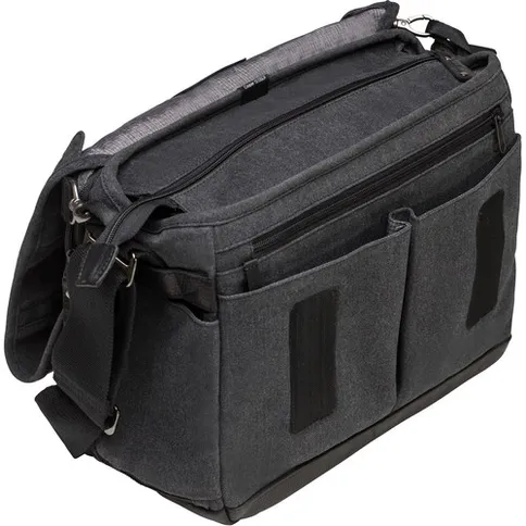 Tenba Cooper 13 DSLR Camera Bag Grey CanvasBlack Leather 3.jpg