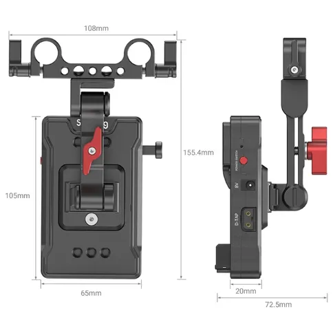 SmallRig_V_Mount_Battery_AdapterPlate_Basic Version_with_Extension_Arm 3499_4.jpg