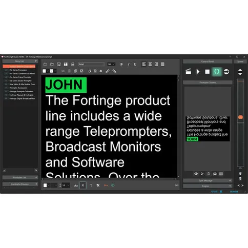 Fortinge_ForPrompt_Studio_Software_Screenshot_With_Rundown.jpg