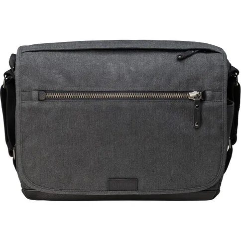 Tenba Cooper 13 DSLR Camera Bag Grey CanvasBlack Leather.jpg