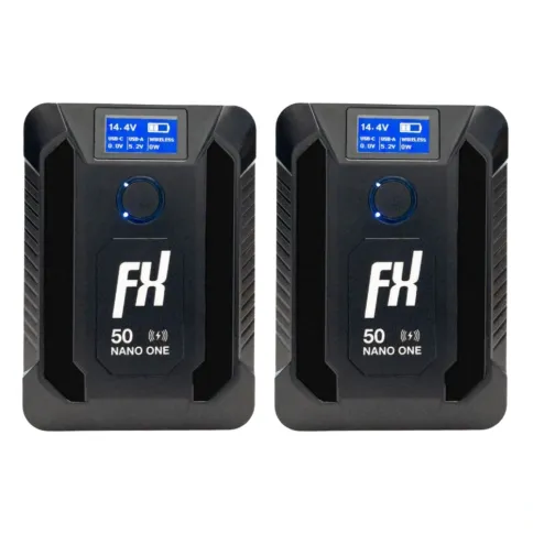 Fxlion Nano One 50Wh 14,8V Wireless V-mount Battery - 2-pack_1.webp