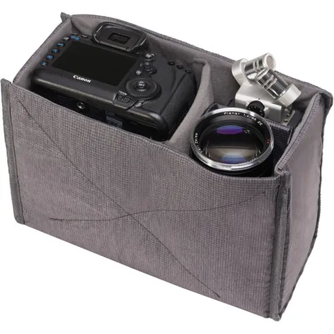 Tenba Cooper 13 DSLR Camera Bag Grey CanvasBlack Leather 5.jpg
