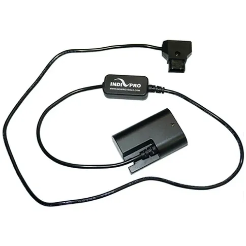 IndiPro_PowerConverter_DTap_CanonLPE6_DummyBattery_SmallHDMonitors30inch.JPG