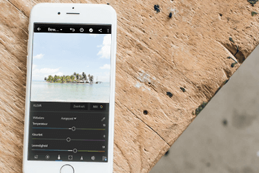 Retoucher des photos dans Lightroom Mobile