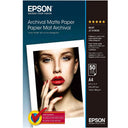 Epson A4 Papier Mat d'Archive x50