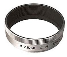 Leica 12549 M Lenshood for M 2.8/50 silver