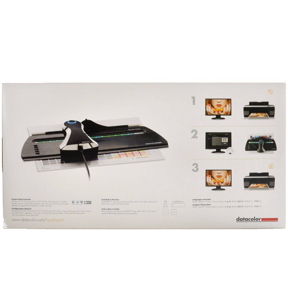 Datacolor Spyder 4 Imprimer profil couleur d'imprimante