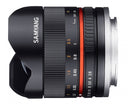 Samyang 8mm f/2.8 Fisheye II Sony E-system Noir