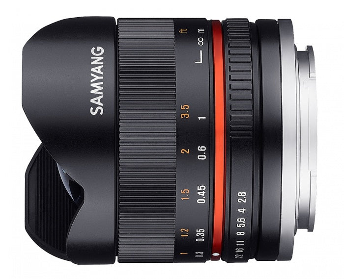 Samyang 8mm f/2.8 Fisheye II Sony E-system Noir