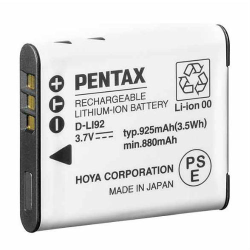 Pentax D-LI92 Batterie L-Ion