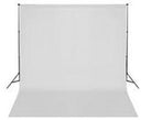 Bresser BR-D24 Support 250 cm + Arrière-Plan 2,5 x 3,5 m Blanc