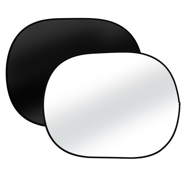 Bresser TR-3 arrière-plan escamotable réversible 150x200cm noir/blanc