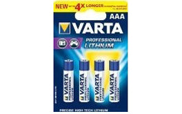 Varta Micro-Pile Lithium (AAA) Lot de 4