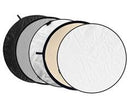 Godox 110cm 5in1 reflection screen gold, silver, white, black and translucent white