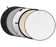 Godox 80 cm Réflecteur 5-en-1 Or/Argent/Blanc/Noir/Blanc Translucide