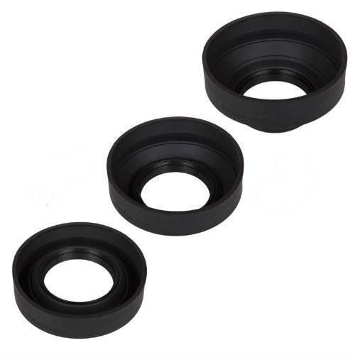 Caruba Rubber Sunshade 3in1 77mm