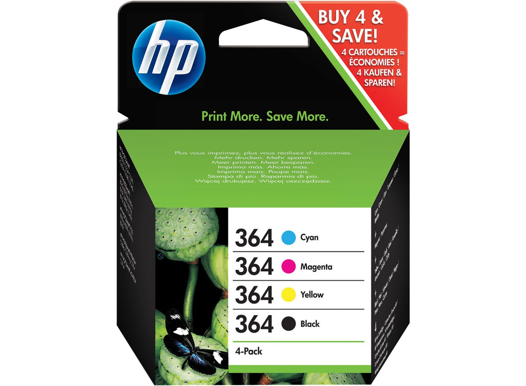 HP 364 Combo-pack cyan/magenta/gelb/schwarz
