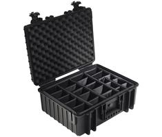 B&W type Valises d'extérieur 6000 noir + séparateur