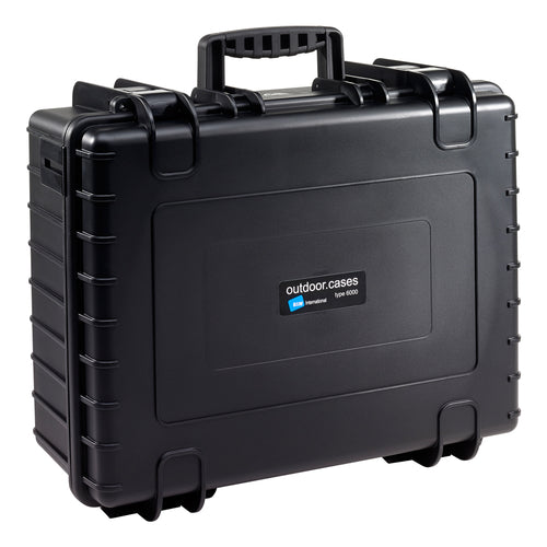 B&W type Valises d'extérieur 6000 noir + séparateur