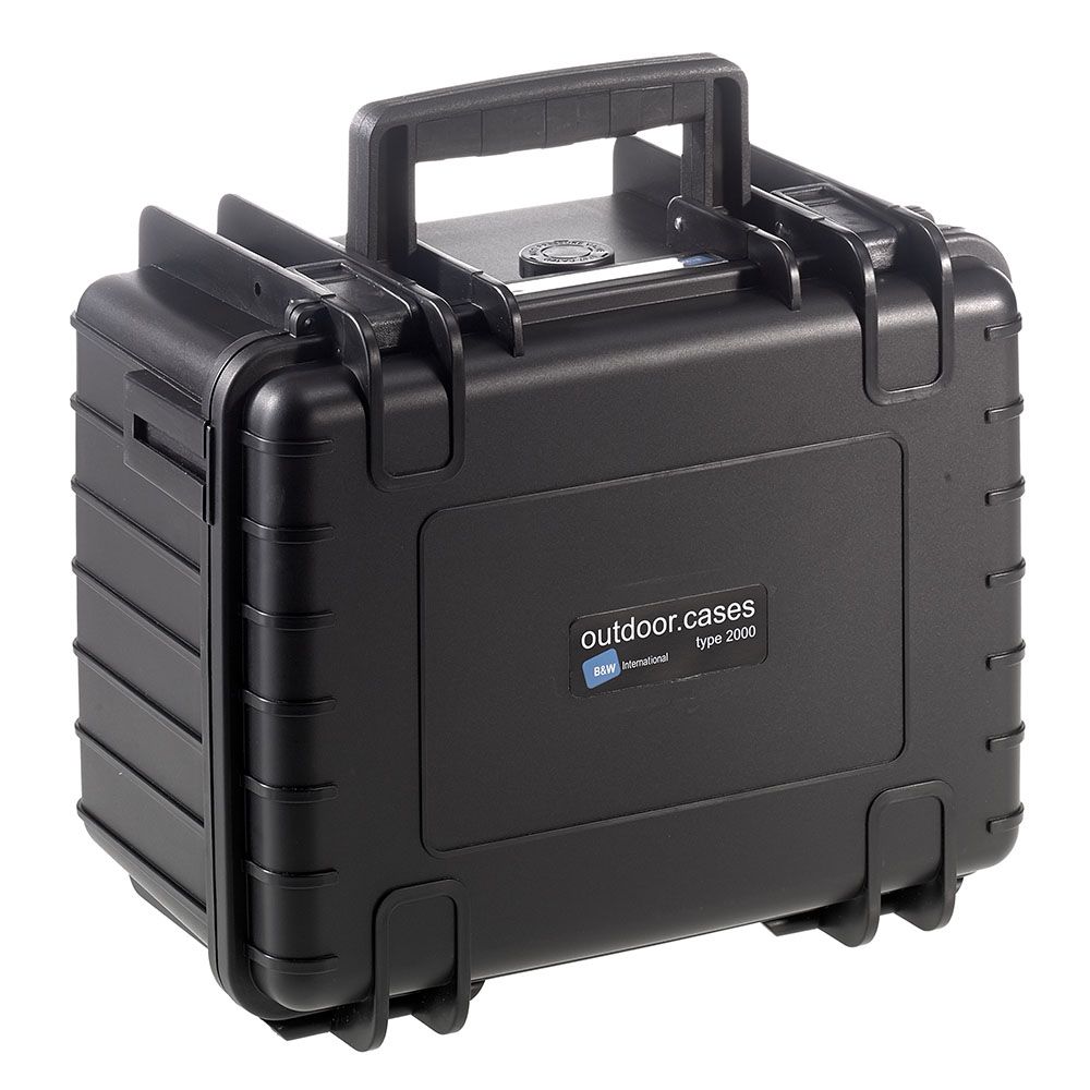 B&W Outdoor-Case Type 2000 Mousse Noir