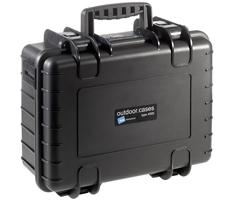 B&W Outdoor-Koffer Typ 4000 Schwarz + Trennwand