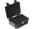B&W Outdoor-Koffer Typ 4000 Schwarz + Trennwand