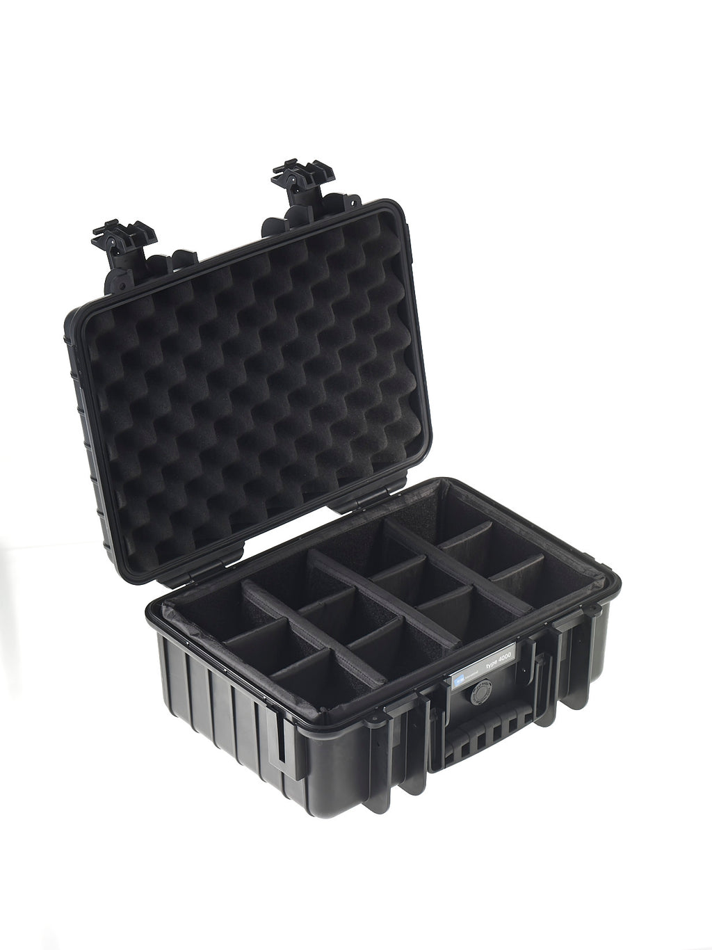B&W Outdoor-Koffer Typ 4000 Schwarz + Trennwand