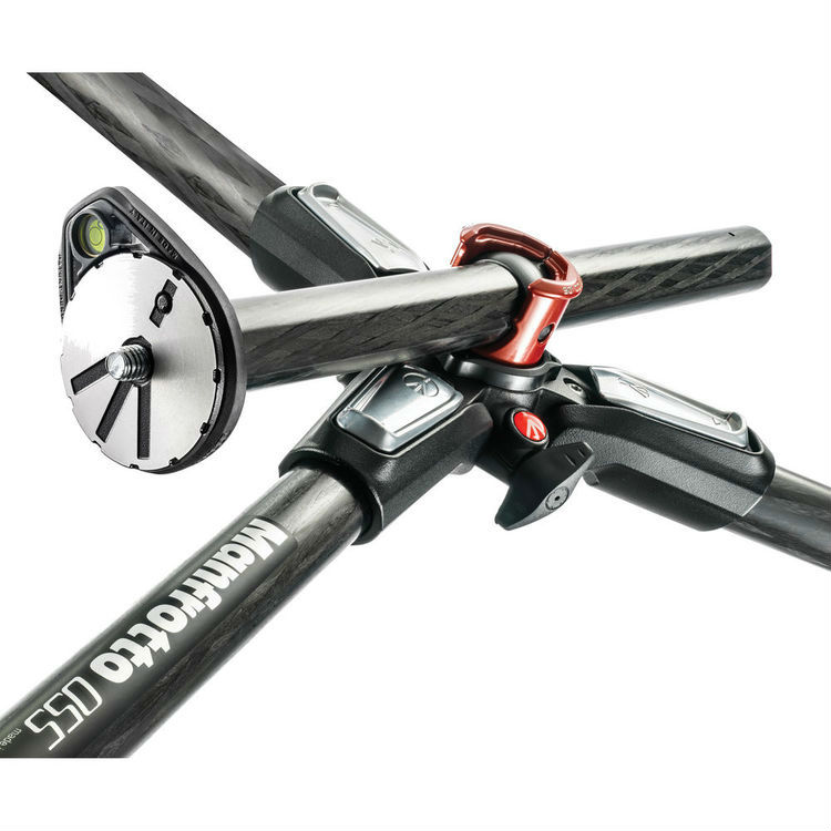 Manfrotto MT055CXPRO3 Carbon 3 Sektionen
