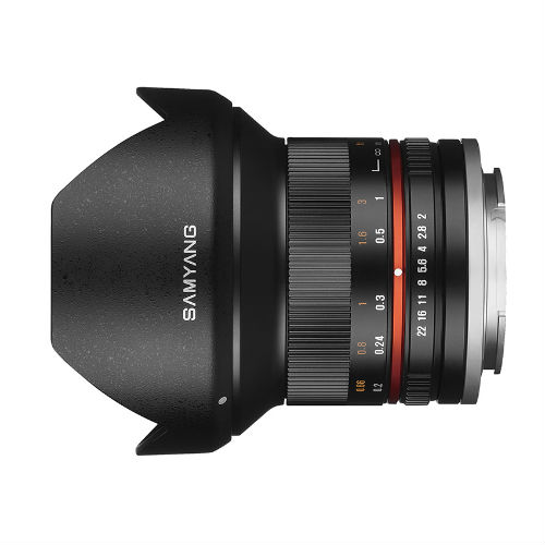 Samyang 12mm f/2.0 NCS CS Fuji X Schwarz