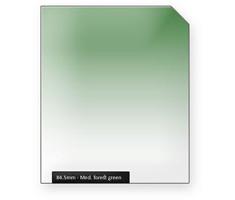 84dot5mm 84.5mm Moyen Vert Forêt gradient Filtre classic