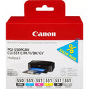 Canon PGI-550/CLI-551 Multipack PGBK/C/M/Y/BK/GY