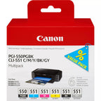 Canon PGI-550/CLI-551 Multipack PGBK/C/M/Y/BK/GY