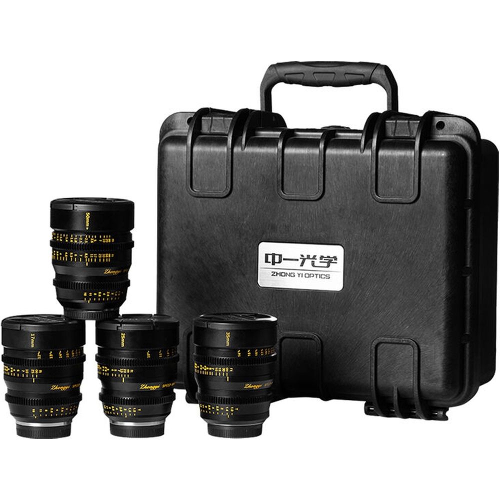 Zhongyi Mitakon 17mm T1 + 25mm T1 + 35mm T1 + 50mm T1 (Cine Bundle Set) MFT