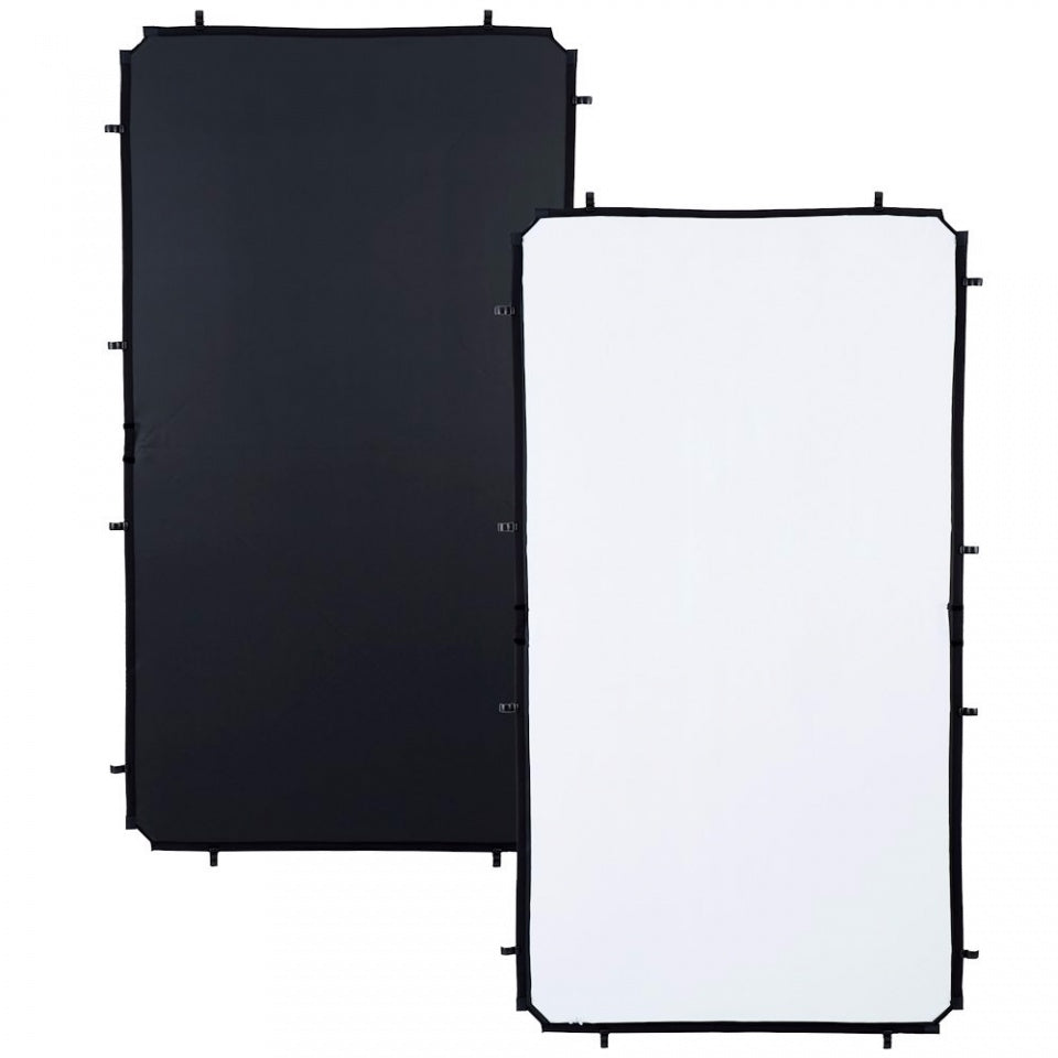 Manfrotto Skylite Rapid Fabric Medium 110x200cm schwarz/weiß