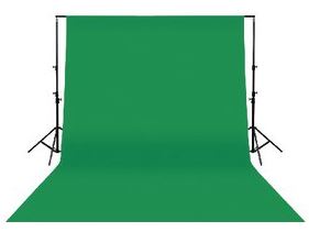 Bresser BR-D23 Support 240X300cm + Hintergrundtuch 300x400cm Chromakey Grün