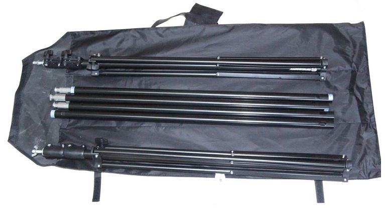 Bresser BR-D23 Support 240X300cm + Hintergrundtuch 300x400cm Chromakey Grün