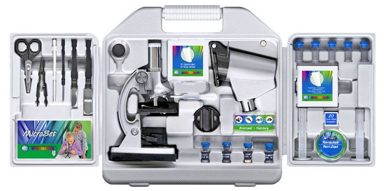 Bresser Junior Kit Microscope 300-1200x avec Étui