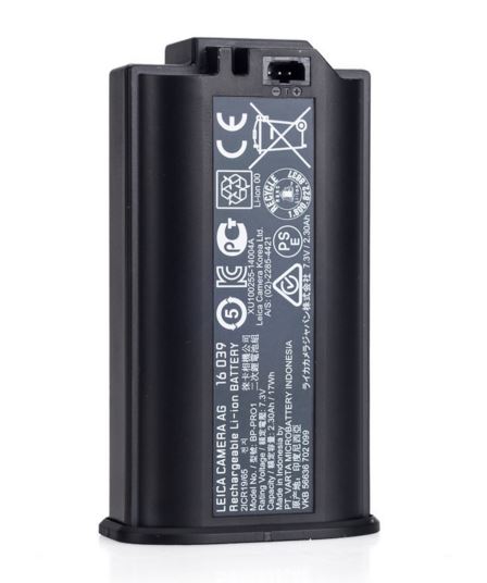 Leica 16039 Batterie Li-ion pour Appareil Photo S (Type 007)